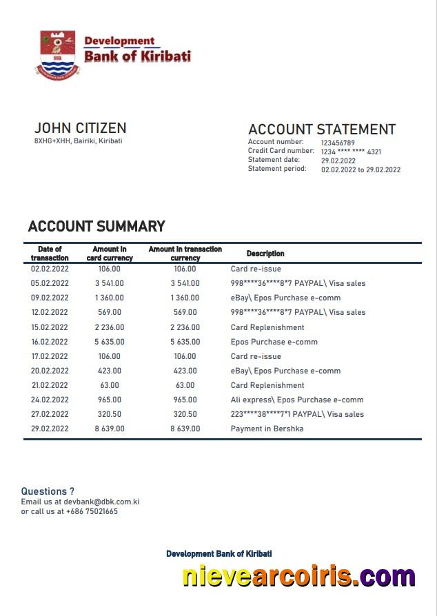 Kiribati Development Bank of Kiribati